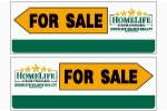 image for For Sale Directional Arrow Sign Double sided - HL124B